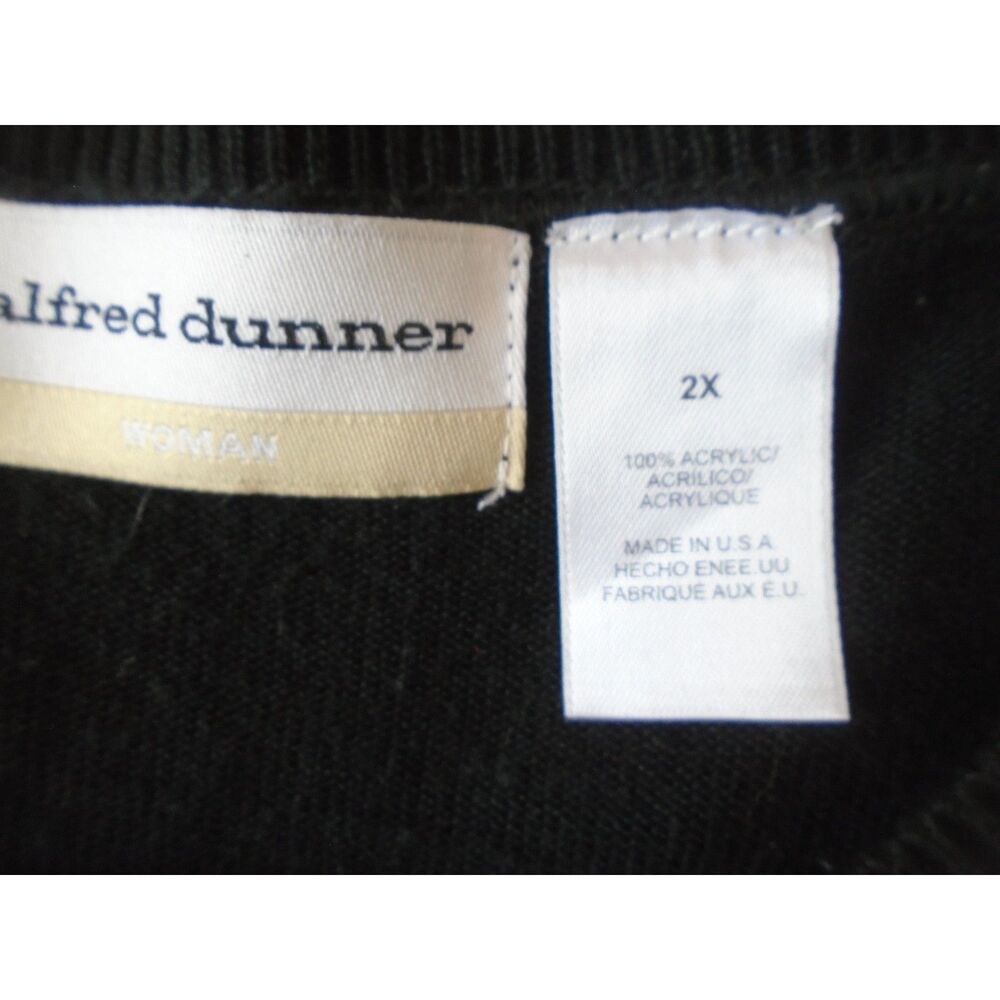 Alfrun Dunner Color Block Sweater Plus Size 2x - image 4